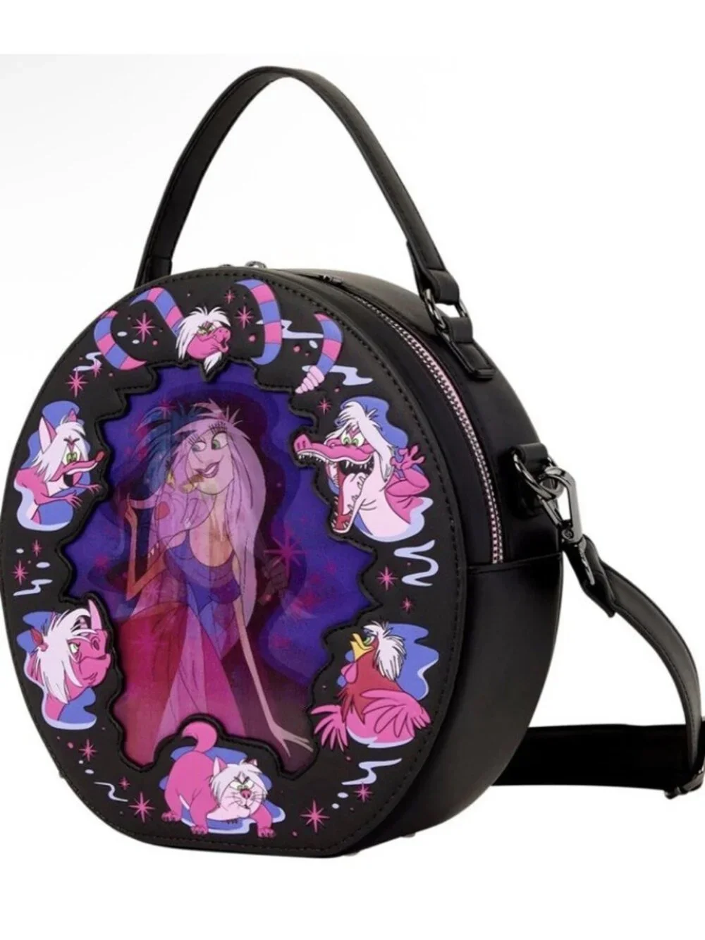Loungefly Sword In the Stone Madam Mim Lenticular Crossbody Bag NWT